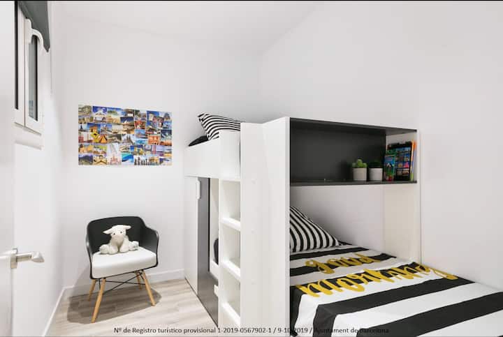 Troisième chambre 2 lits simples