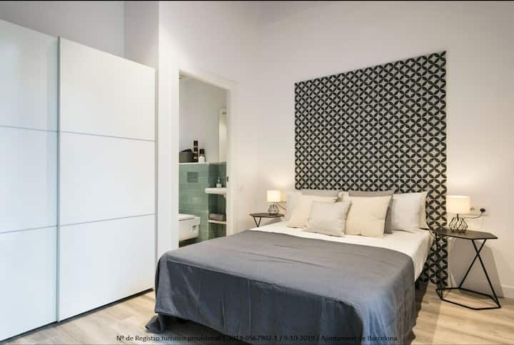 première salle de bain double