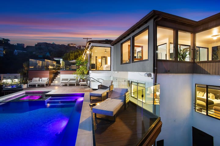 Sunset Plaza Infinity Pool House