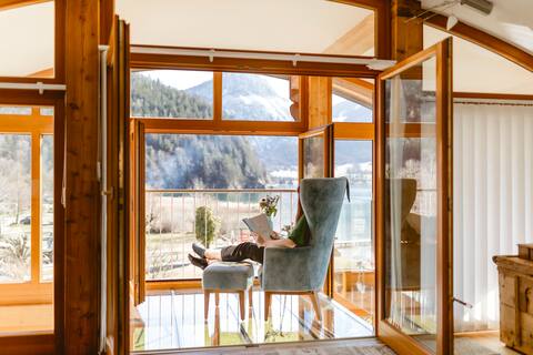 Lake view studio