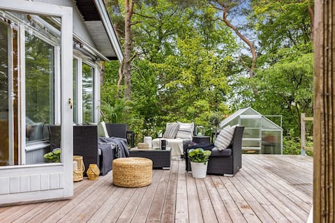 Smaller villa surrounded by nature
