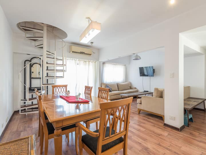 Двухуровневая квартира с 2 спальнями в Belgrano