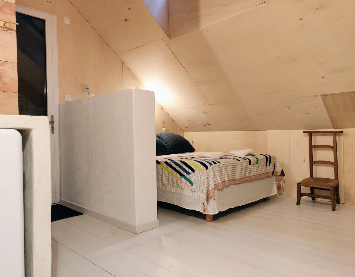 Зоната за спане, гледана от мястото за престой