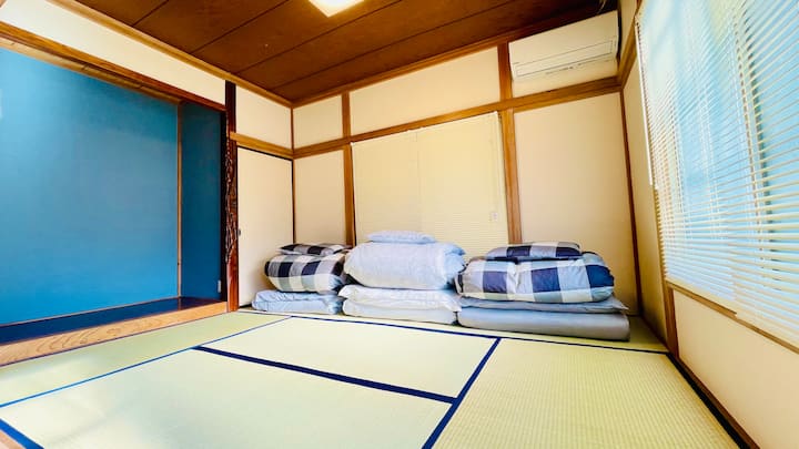 布団による和室