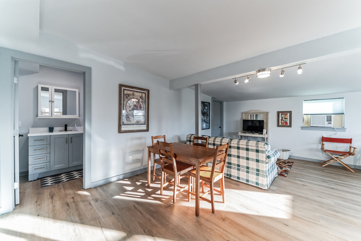 Upstairs bedroom/game room with sofa bed