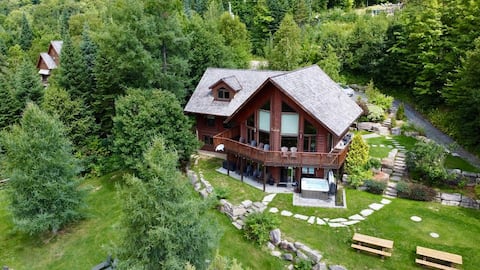 Le Prestigieux, Lake, Spa, Air-conditioning, BBQ, Golf & Ski