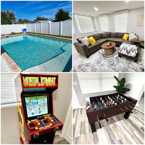 Casa Cozy: Relaxing Pool, Arcade, Near Cocoa Beach