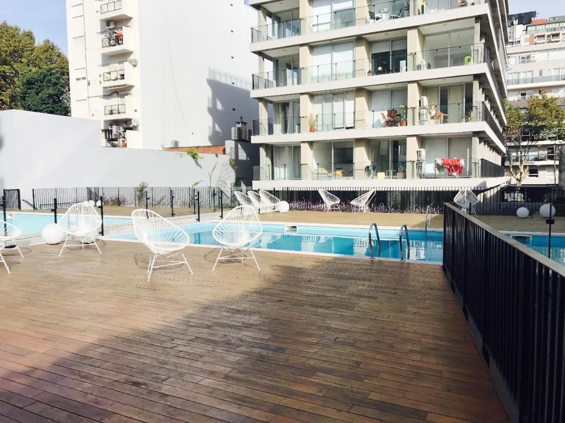 Monoambiente con balcón o terraza en Palermo