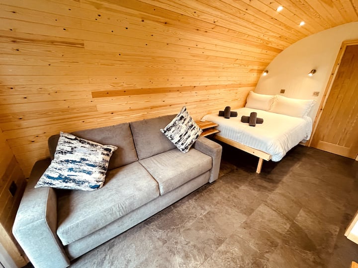 Luxury Glamping Pod & Hot Tub, Lake District(mite) - Ravenglass