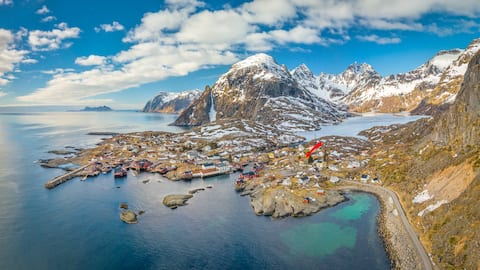 Å, the rocky mountains of Lofoten, top apartment.