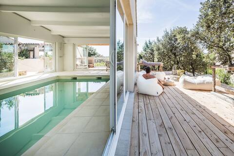 Mini Villa (6-9p) with indoor pool and sauna