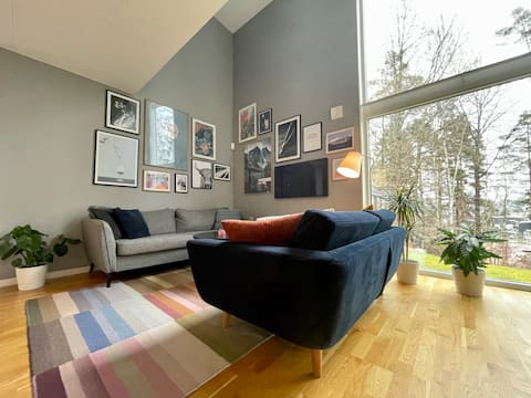 Top Airbnb: Close to nature and modern villa in Lerum