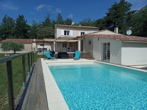 Quiet villa with pool in Luberon