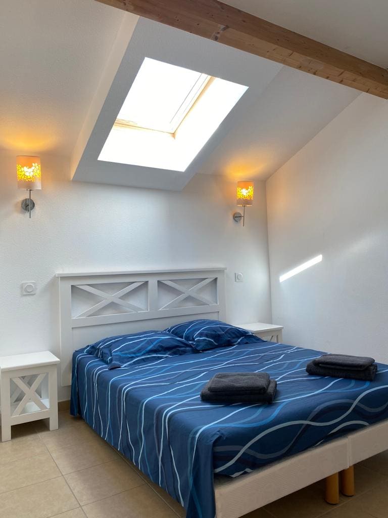 habitación n°1 doble en el piso