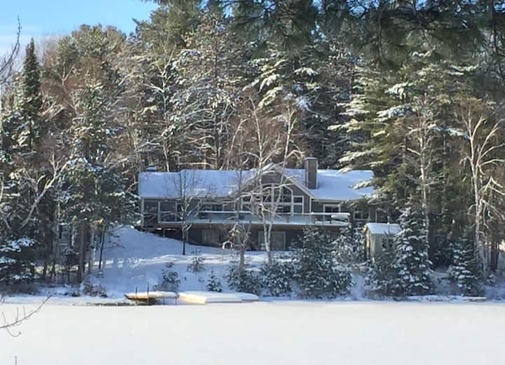 Private Lakefront Retreat Cottages for Rent in Plevna, Ontario