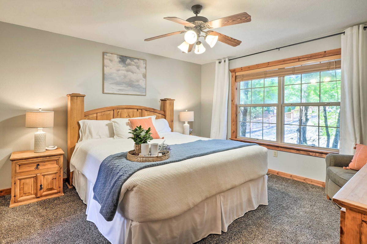 Cozy living room with fireplace