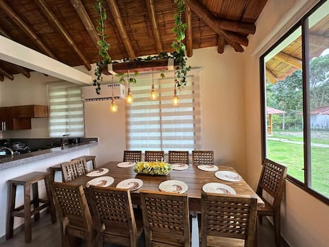 Country house near the sea and nature