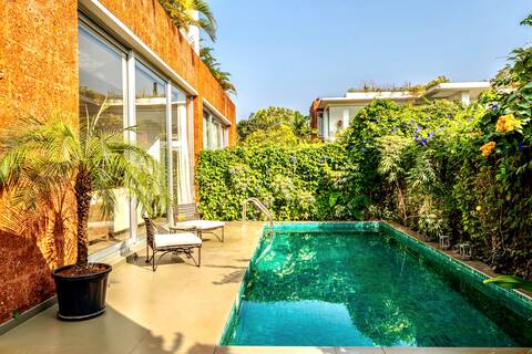 TBK Villas| 1.8 km Beach|Pvt Pool|Genset|caretaker