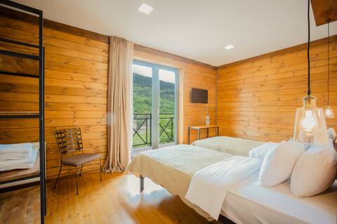Family Room with Breakfast by Chalet Mestia
