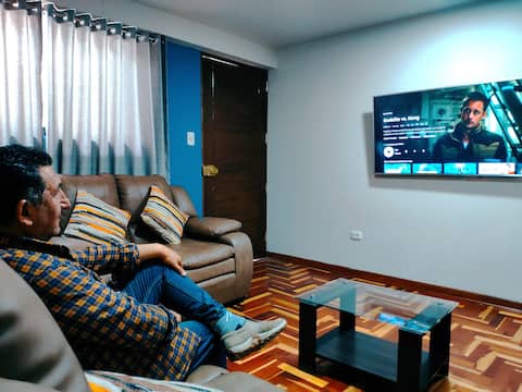 Successful Airbnb property: Moderno departamento área verde in Calca