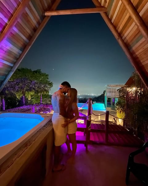 Villa: Jacuzzi, hammock, and the best view of Cartagena