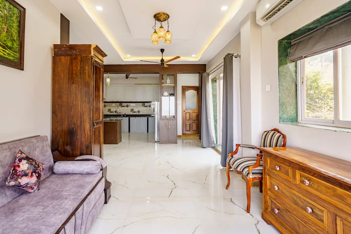 Hall With Open Kitchen/ Dinning with dedicated balcony / wash room and extra sofa cum bed