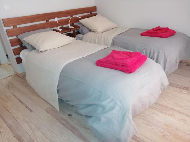 Chambre Orion - Lit Queen Size Ou 2 Lits Jumeaux - Joyeuse