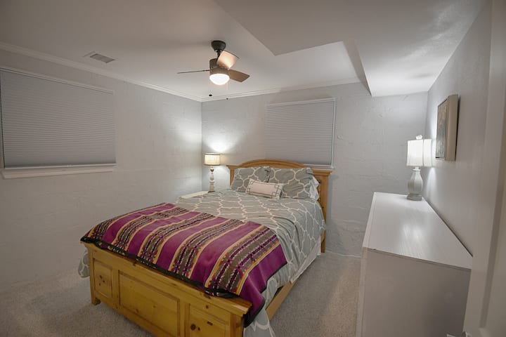 Downstairs Queen Size bed