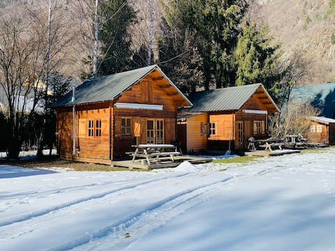 Propriété Airbnb réussie: Wooden chalet for 6 people à Allemond