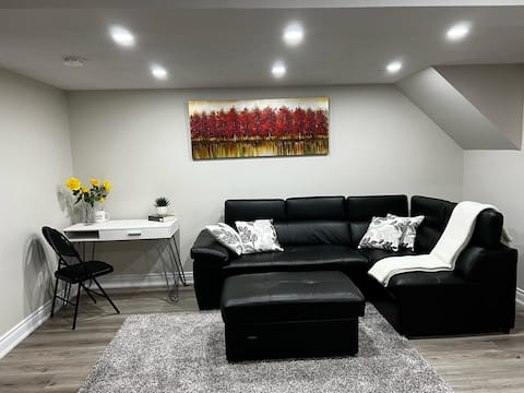 Top performing Airbnb: 5 Km to Toronto Pearson Airport, sleeps 3 /4 in Etobicoke North