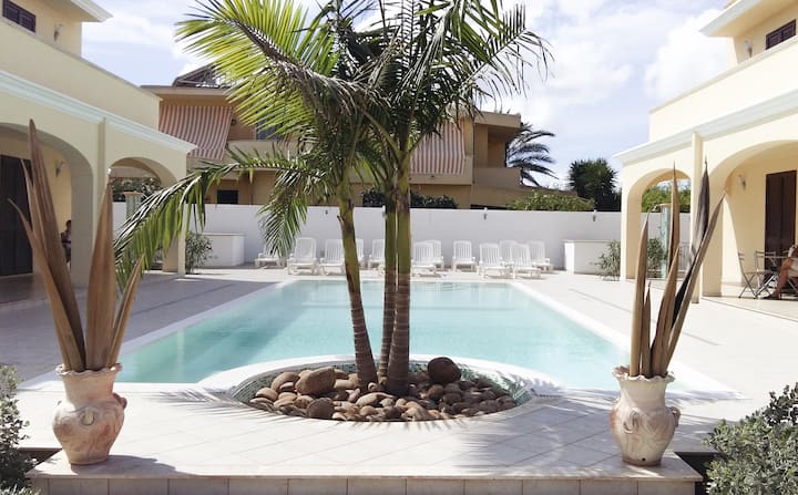 Oasi Tortuga Residence App3 Piscina E Barbecue H24 - Mazara del Vallo