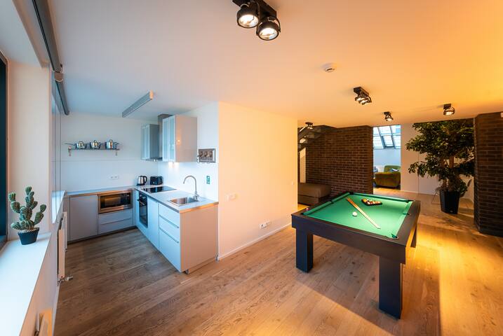 5BR+2Bath Old Town Industrial Penthouse, A/C gallery image 5