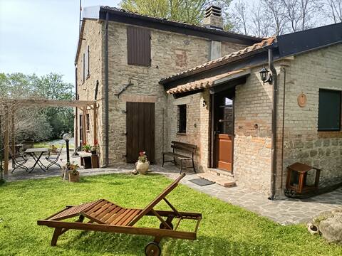 Rustic hillside stone