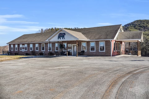 Bears Den- Overlooking downtown with a pool table