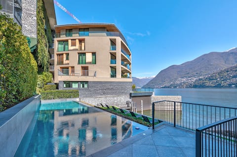 [Lakefront Apartment] Private Parking and Pool