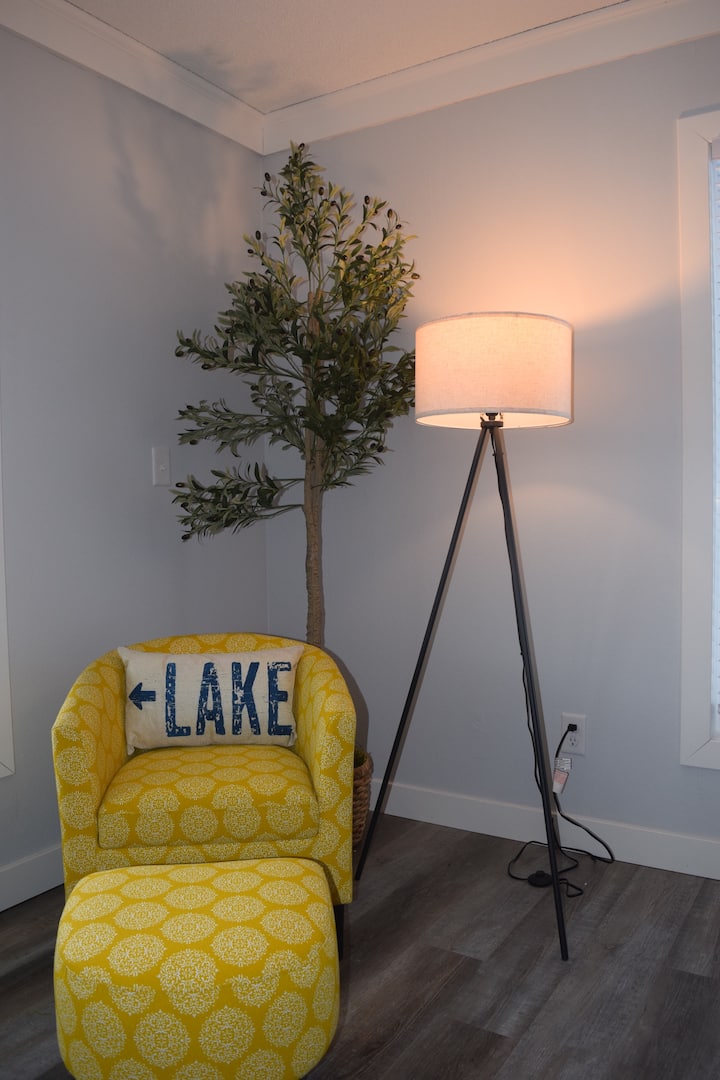 Simba kwenye Ziwa la Otter