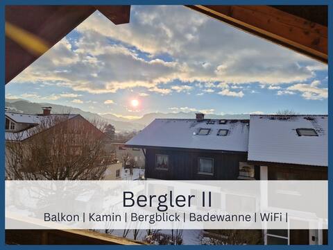 Bergler II • Balcony + Mountain View • WiFi • Bath