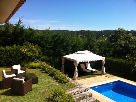 Lar da Vieira: swimming pool, jacuzzi, WIFI,garden
