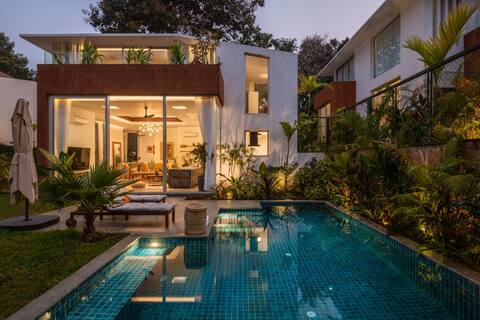 Mi KaSa by Hireavilla - 3BR w Pvt pool in Assagao