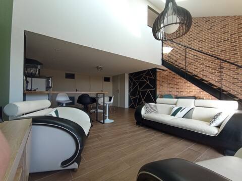 80 sqm duplex apt.