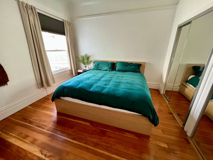 Bedroom 1 with king size bed