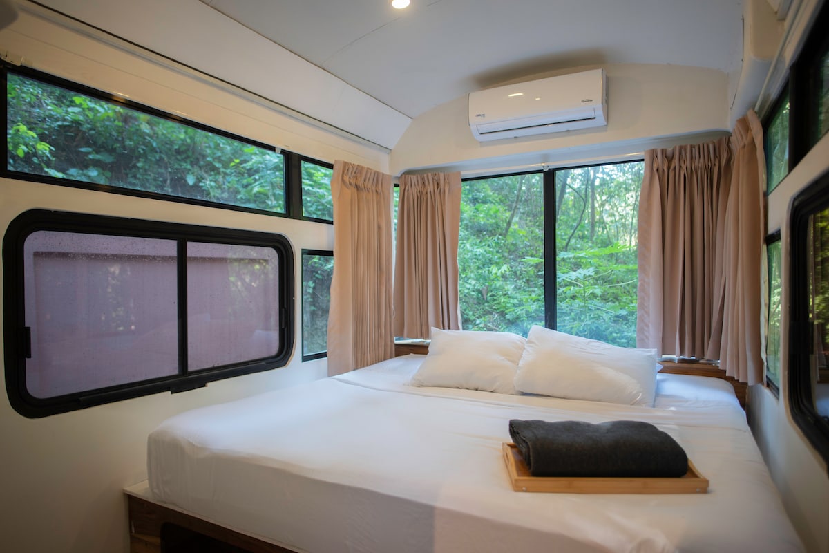 卧室窗户像帆布一样，全天都会变色。
