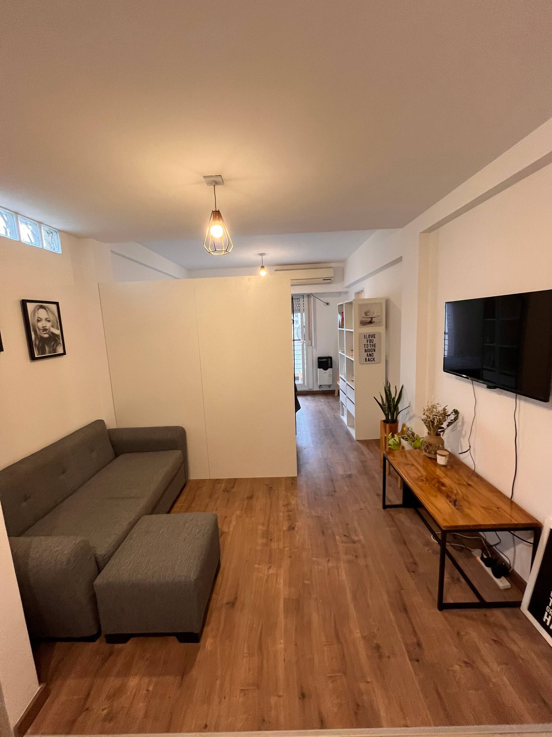 Studio with balcony for two