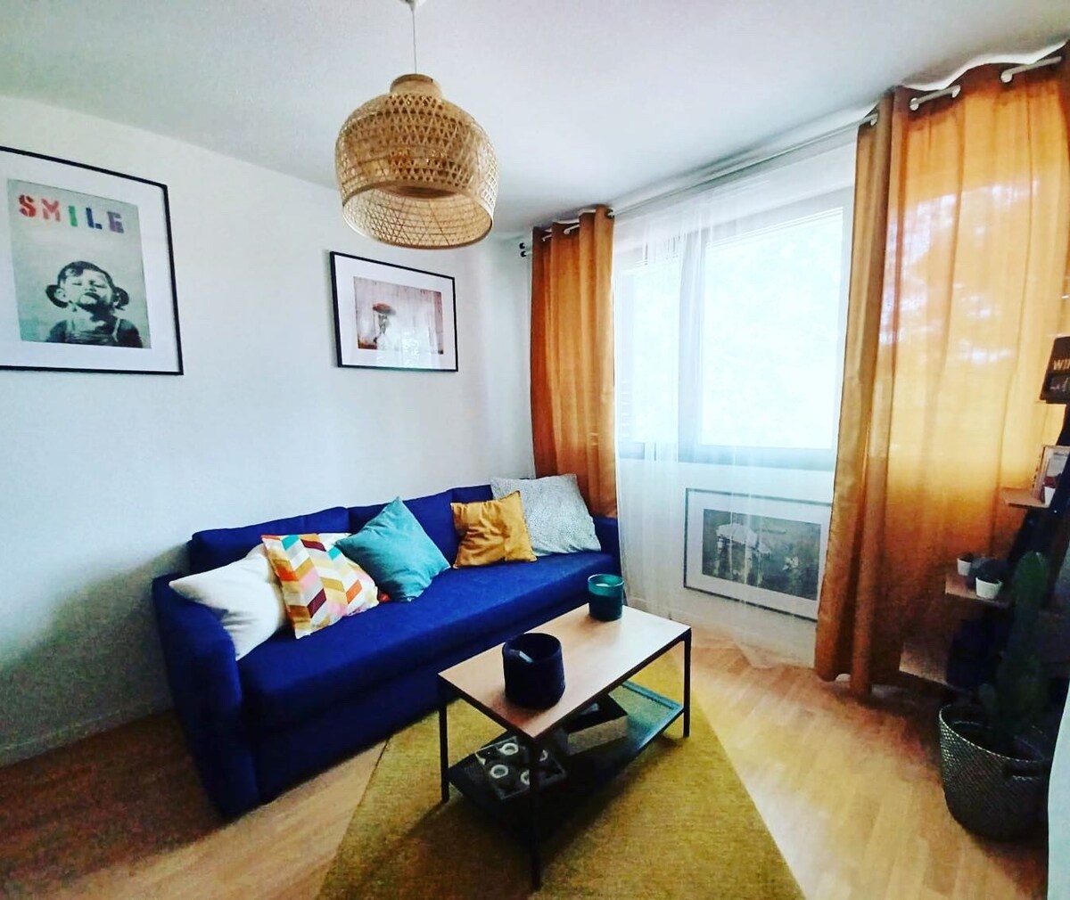 Airbnb performant: charming 2-room apartment, all comforts, near metro + bus à Rangueil / Sauzelong / Jules Julien / Pech David / Pouvourville