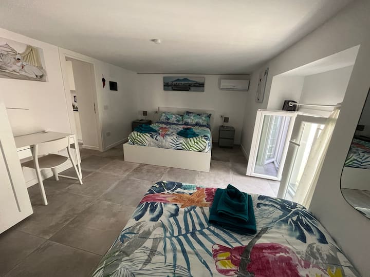 Grande chambre double Pulcinella avec salle de bain en suite