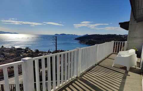 New apartment overlooking the Cíes Islands
