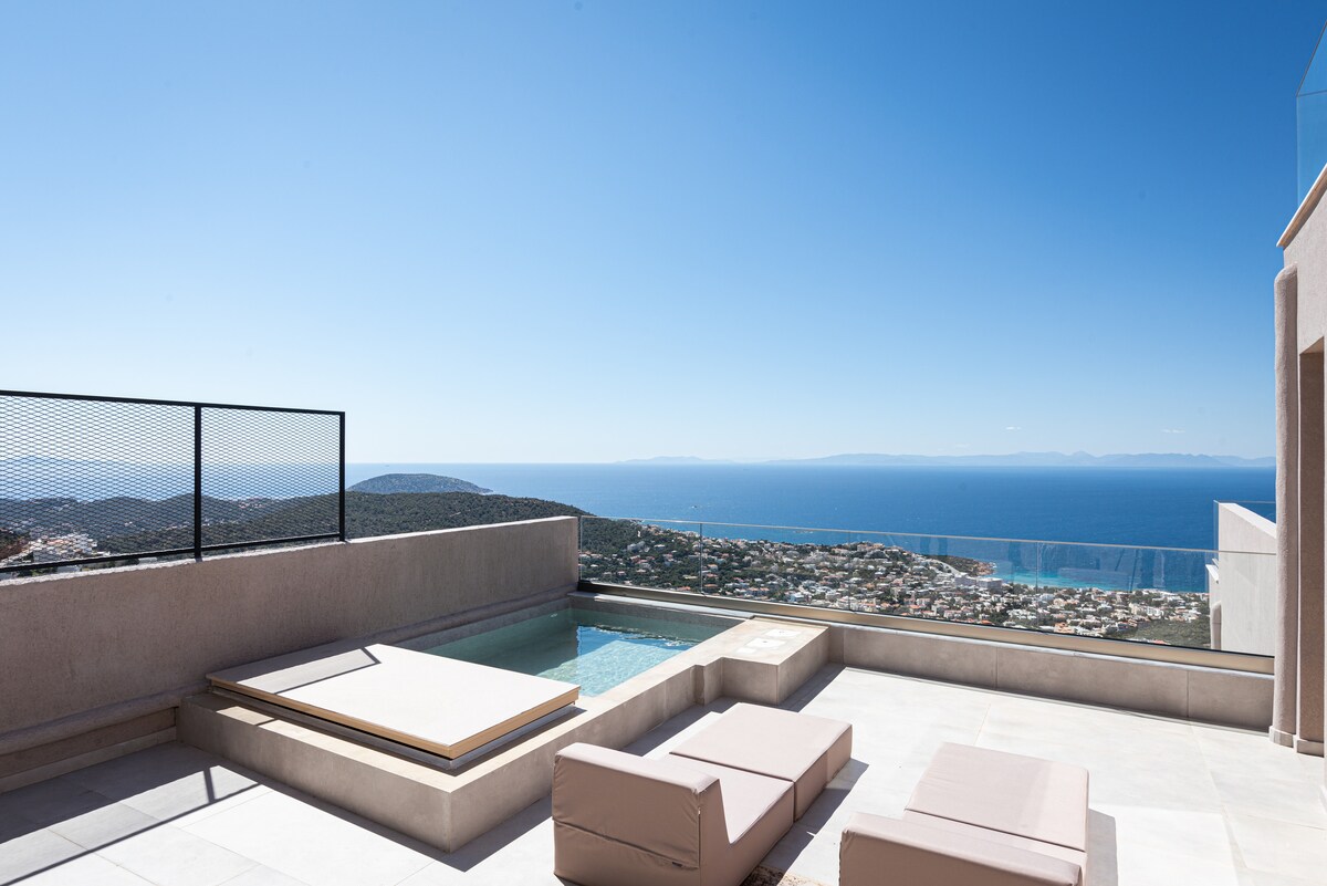 Aqua Vista Saronida Hills Deluxe Suite — Suite — sea-view vacation rental at Saronida, Greece, Athens, Greece — property photo 8 | Aqua Vista Rentals