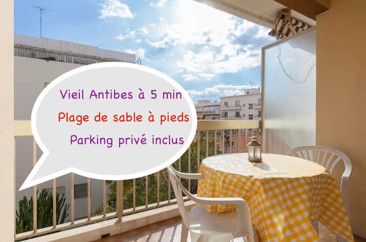 Studio+parking, 5 Min Plages - Juan-les-Pins
