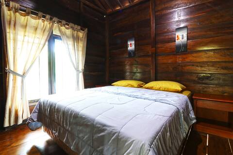 Wooden Bungalow with Balcony @ Negla Beach Villa