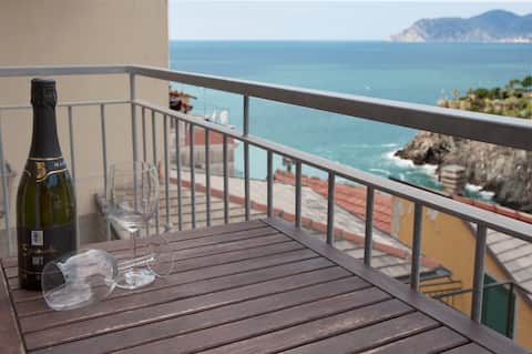 Balcony with seaview - Da Paulin Apartment